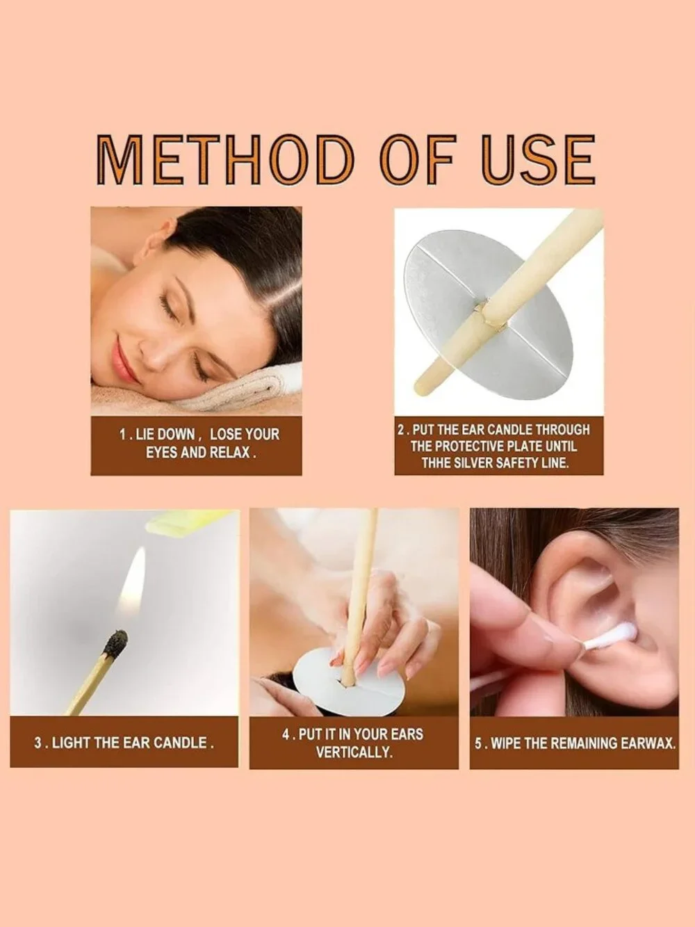 [NEW] Ear Wax Removal Kit Natural Ear Cleaning Set w/ Mini Tools